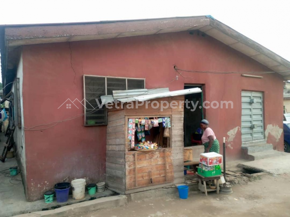  Well situated bungalow sitting on a 398.138sqm of land  House for Sale Gbagada Lagos Vetra  Property