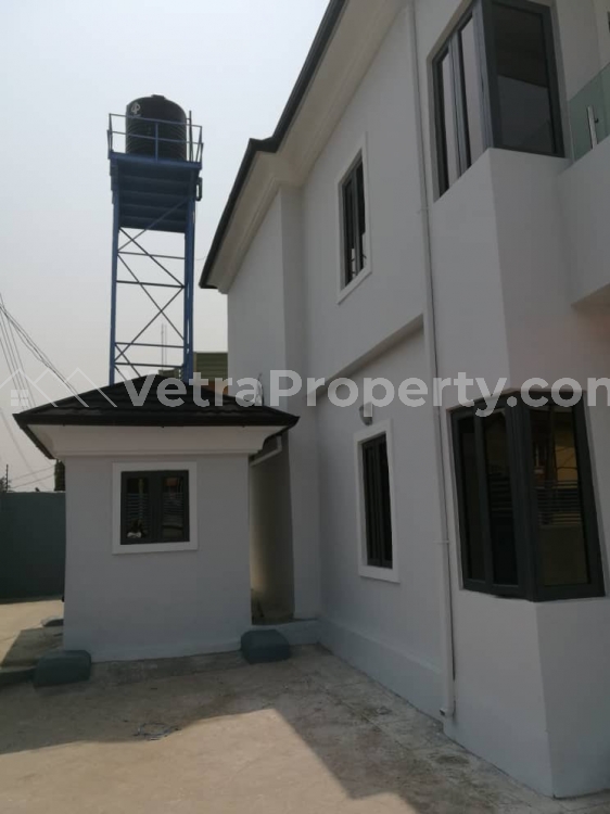 Brand new 3 bedroom terrace with 2 rooms bq and a security post  3 bedroom House for Rent Ilupeju Lagos Vetra  Property