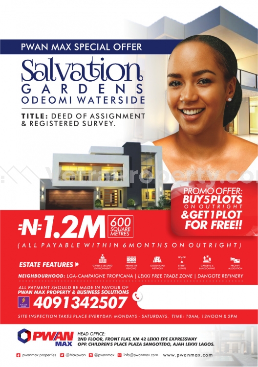  Invest in the Ibeju-Lekki  Land for Sale Ibeju Lekki Lagos Vetra  Property