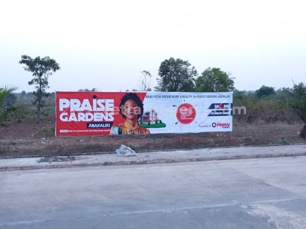  PRAISE GARDENS ESTATE ABAKALIKI  Land for Sale Abakaliki Ebonyi Vetra  Property