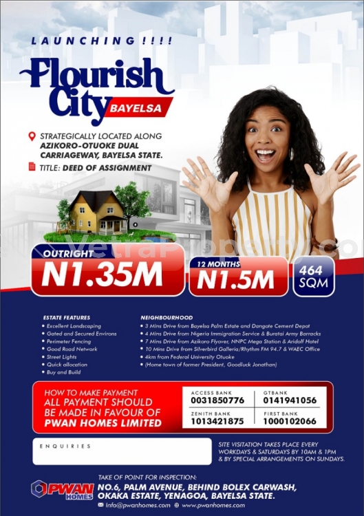  Invest in a Plot of Land In Flourish City Bayelsa  Land for Sale Yenegoa Bayelsa Vetra  Property