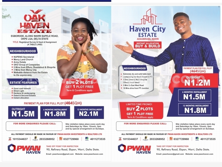  Invest in a Plot of Land in Oak Heaven Warri  Land for Sale Sapele Delta Vetra  Property