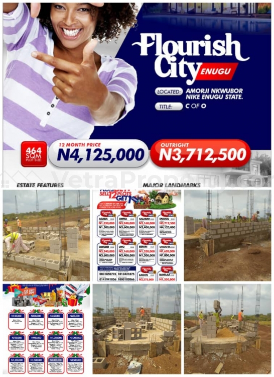  Flourish Gardens Estate Enugu Buy a Plot of land this Season and Get a Gift  Land for Sale Enugu Enugu Vetra  Property