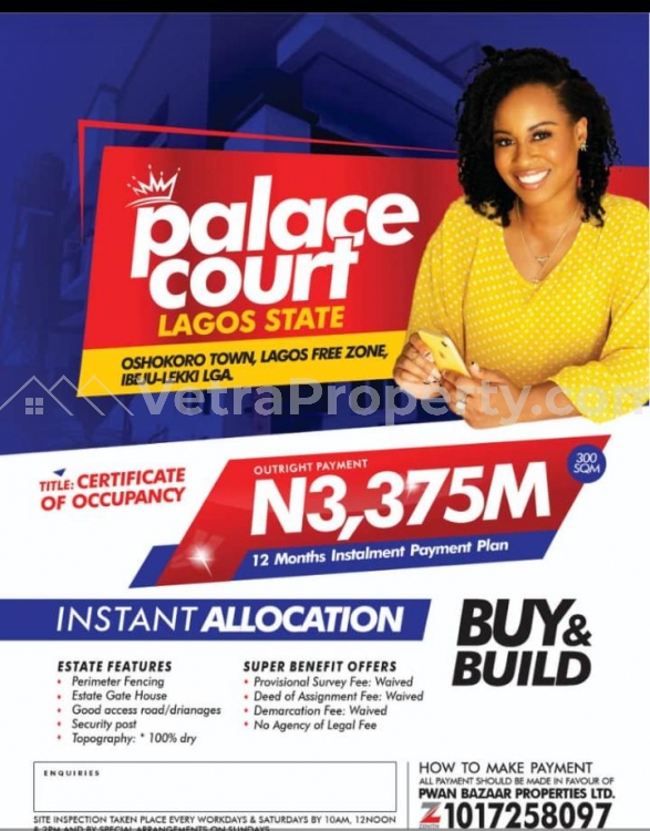  Invest in a Plot of Land along the Dangote Refinery  Land for Sale Ibeju Lekki Lagos Vetra  Property