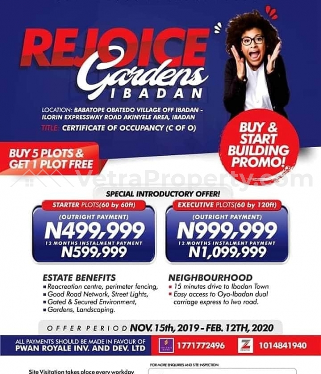  Plots of Land  Land for Sale Ibadan Oyo Vetra  Property