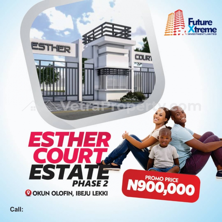  INVEST IN A PLOT OF LAND IN ESTHER COURT PHASE 2*  Land for Sale Ibeju Lekki Lagos Vetra  Property