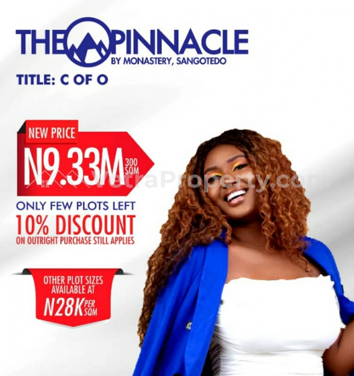 Land in sangotedo the Pinnacle Estate behind Shoprite selling @9.33m  Land for Sale Ajah Lagos Vetra  Property