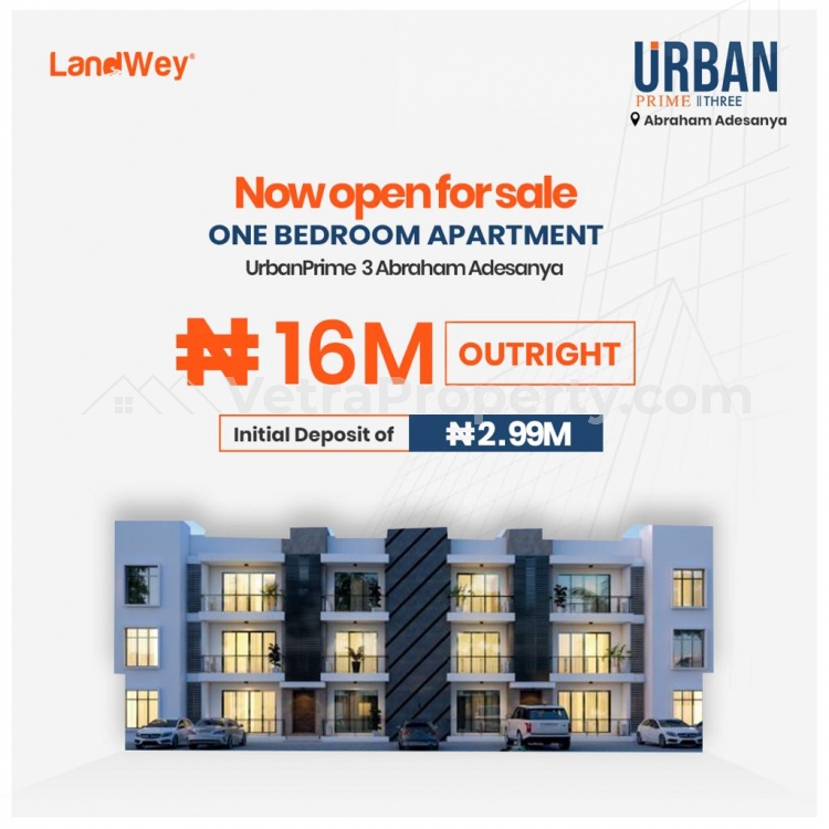  URBAN PRIME THREE ESTATE SELLING 3BEDROOM  3 bedroom House for Sale Ajah Lagos Vetra  Property