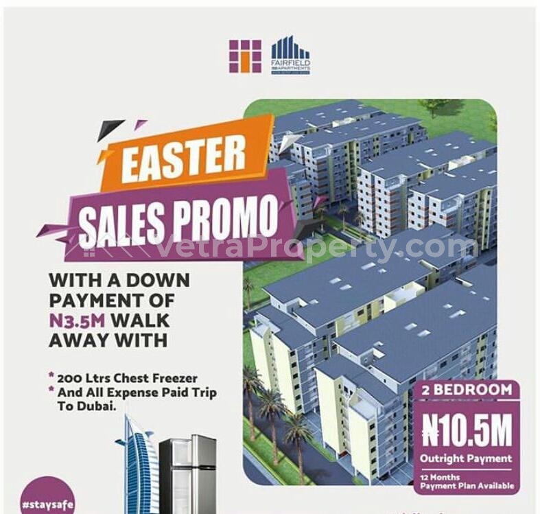  Make a deposit of 3.5m on any of the Apartment and Qualify for a trip to Dubai  3 bedroom Flat for Sale Ajah Lagos Vetra  Property