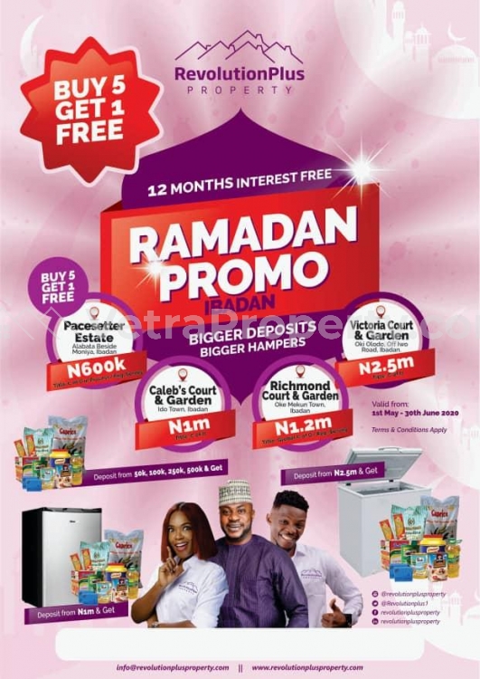  HOTTEST RAMADAN PROMO AWOOF BUY 5PLOTS GET 1FREE  Land for Sale Ibadan Oyo Vetra  Property