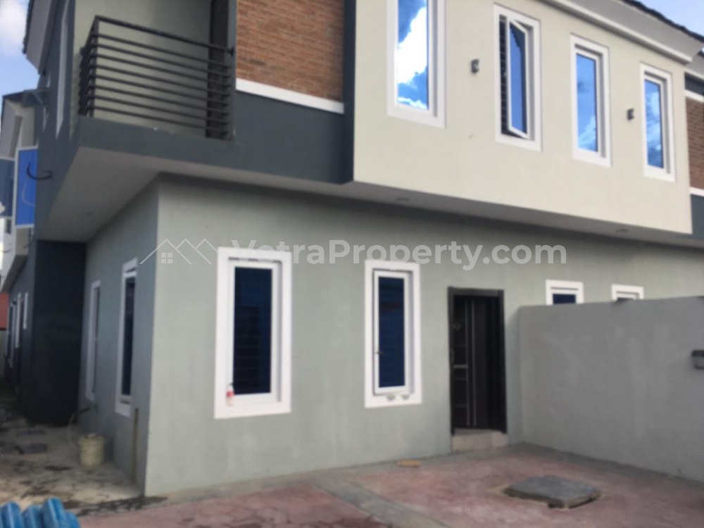  newly 2wings 4bedroom semi detached Duplexs with a room bq  4 bedroom House for Rent Ikeja Lagos Vetra  Property
