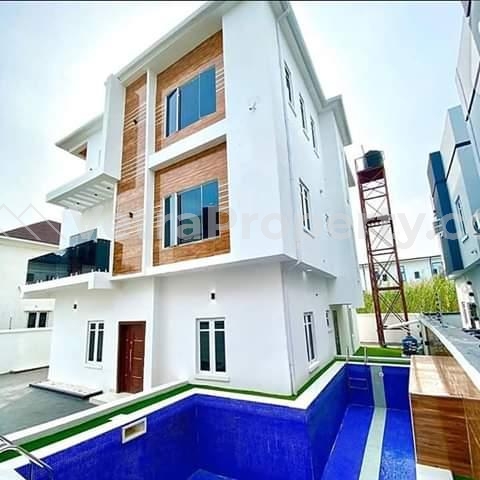  5Bedroom Fully Detached Duplex, Swimming Pool + BQ  5 bedroom House for Sale Ajah Lagos Vetra  Property