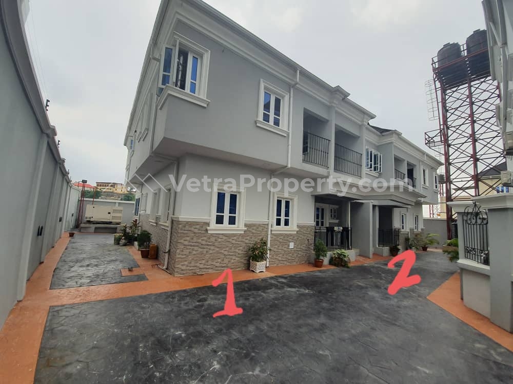  Newly built 2 units of 4bedroom Duplex with BQ  House for Sale Maryland Lagos Vetra  Property