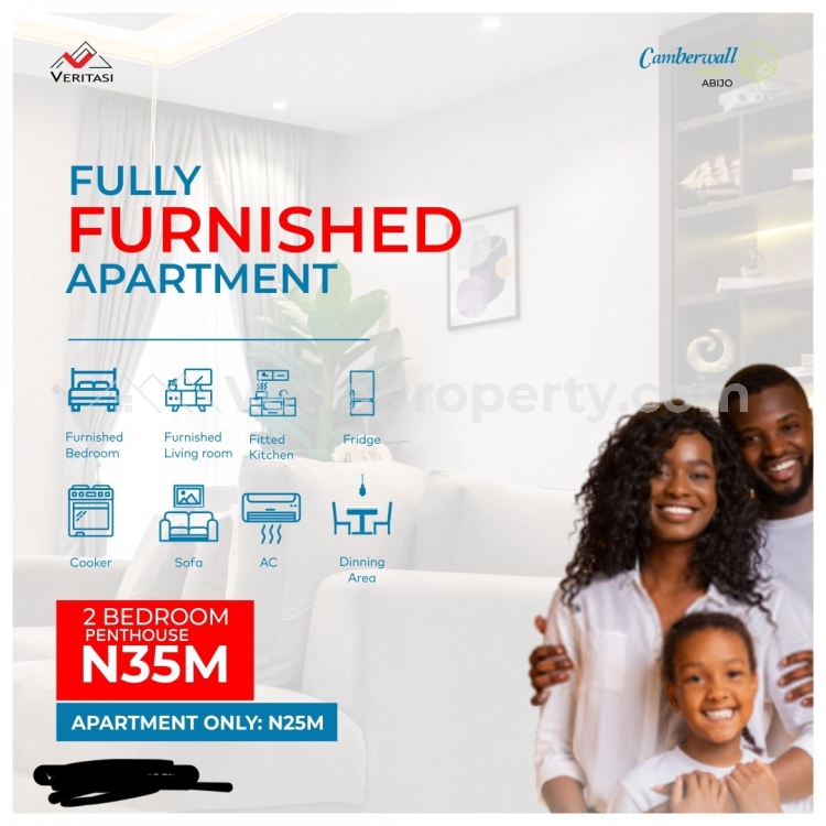  Newly built furnished 2bdrm penthouse  2 bedroom House for Sale Ajah Lagos Vetra  Property