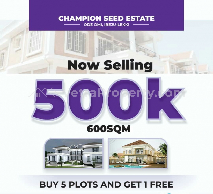 Land with Survey,deed of assignment and Excision in progress  Land for Sale Ibeju Lekki Lagos Vetra  Property