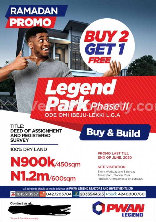  Buy and build land  Land for Sale Ibeju Lekki Lagos Vetra  Property