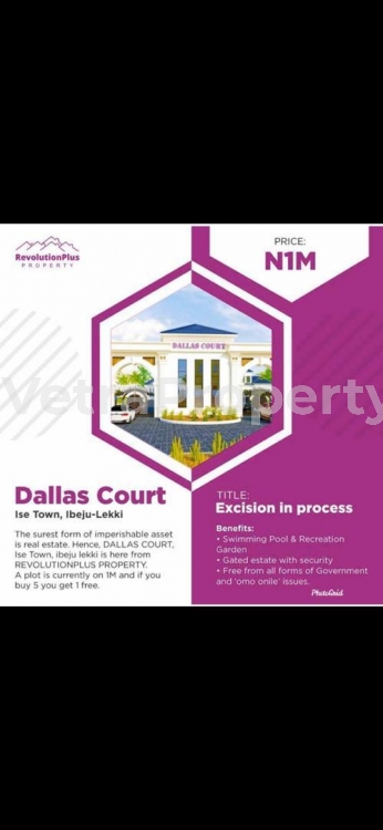  Cheap dry land with Excision  Land for Sale Ibeju Lekki Lagos Vetra  Property