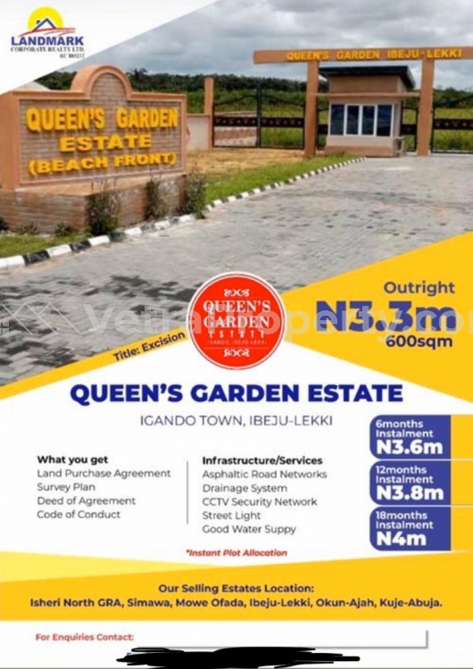  Affordable land with Excision  Land for Sale Ajah Lagos Vetra  Property
