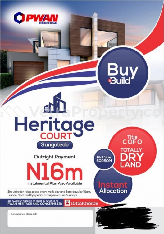  Buy and build land with C of O  Land for Sale Ajah Lagos Vetra  Property