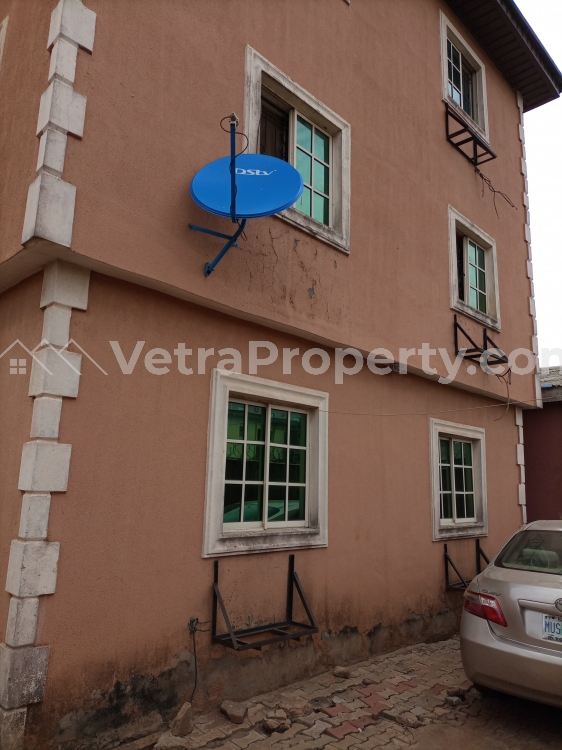  2 storey building with 3 units of 3 bedroom flats, and 3 mini flats  2 bedroom House for Sale Ipaja Lagos Vetra  Property