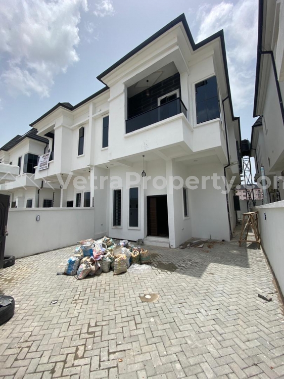  Luxuriously Structured 4 Bedroom Semi-Detached Duplex Plus BQ For Sale At Osapa London. Lekki  House for Sale Lekki Lagos Vetra  Property