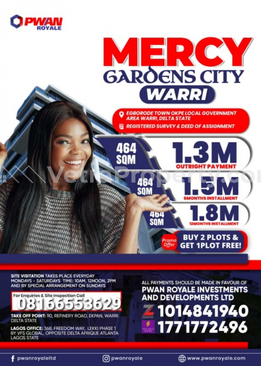  Mercy Garden City Estate warri  Land for Sale Warri Delta Vetra  Property