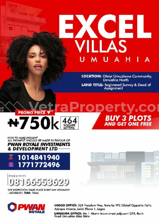  Excel villas Umuahia  Land for Sale Umuahia South Abia Vetra  Property