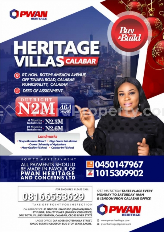  Heritage villas Estate Calabar  Land for Sale Calabar Cross River Vetra  Property