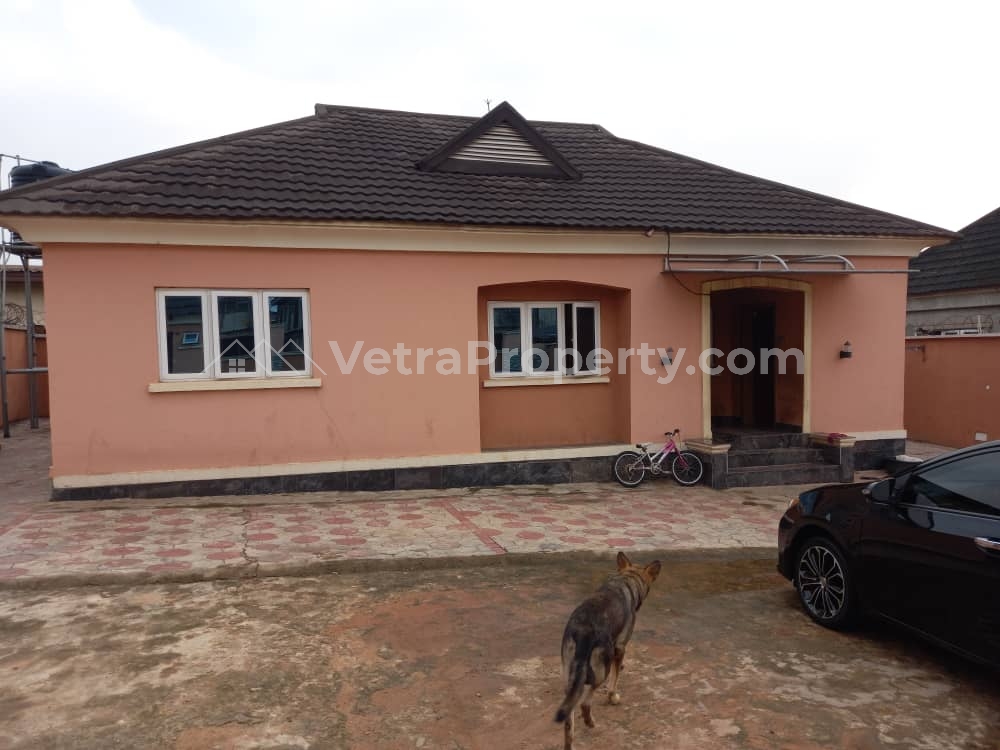  Strongly Structured 3 Bedroom Bungalow For Sale At Shasha, Akowonjo  House for Sale Alimosho Lagos Vetra  Property