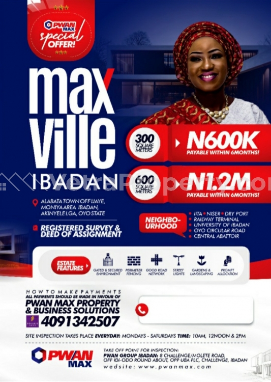  Max Ville Estate ibadan  Land for Sale Ibadan Oyo Vetra  Property