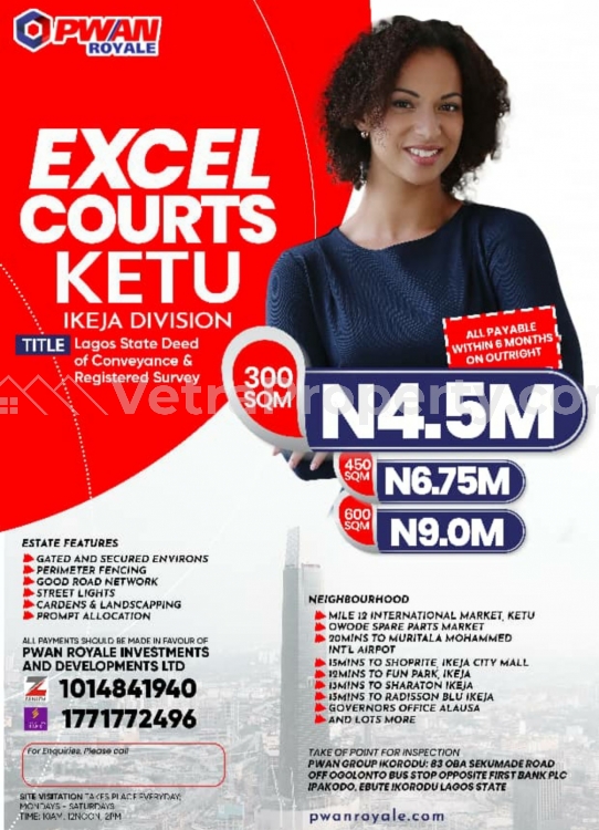  Excel Court Estate ketu  Land for Sale Ketu Lagos Vetra  Property