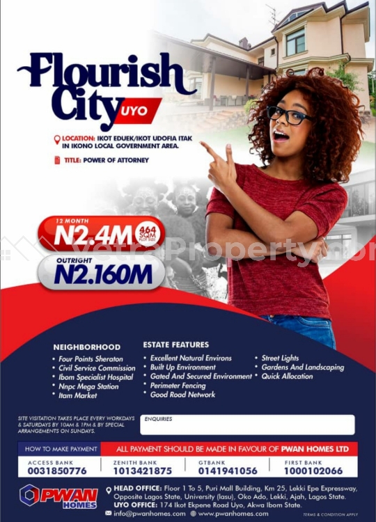  Flourish city Estate Uyo  Land for Sale Uyo Akwa Ibom Vetra  Property
