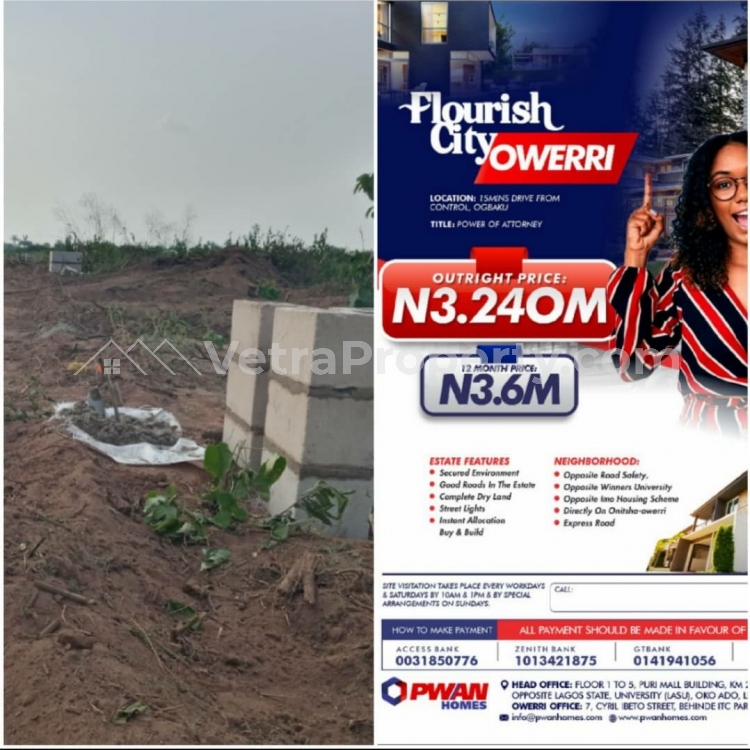  Flourish city Estate Owerri  Land for Sale Owerri Imo Vetra  Property