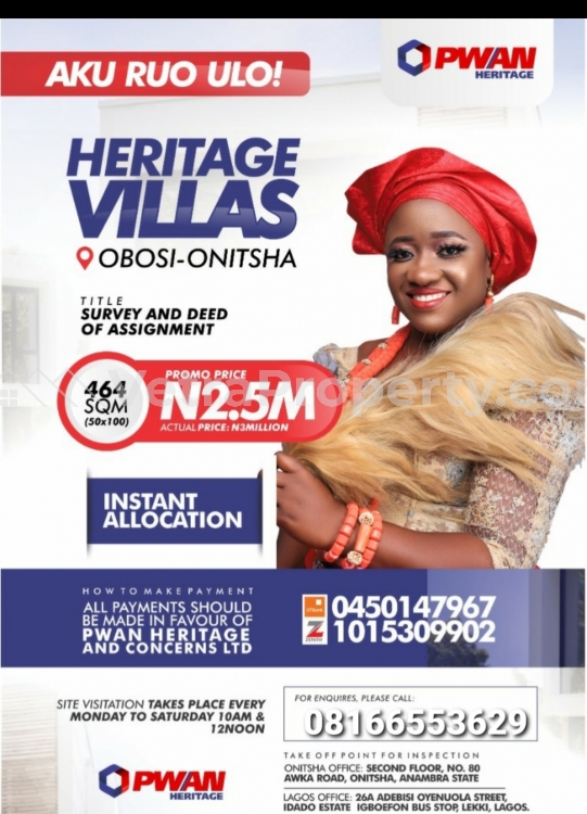  Heritage villa Estate Onitsha  Land for Sale Anambra Anambra Vetra  Property