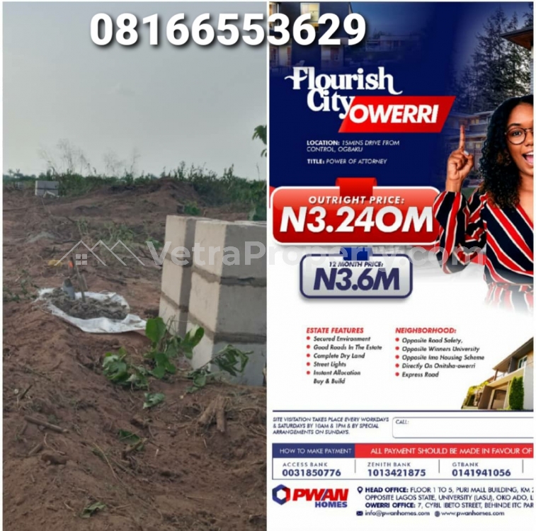  Flourish city Estate in Owerri  Land for Sale Owerri Imo Vetra  Property
