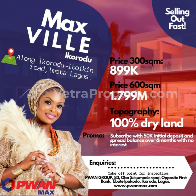  Max Ville Estate Ikorodu  Land for Sale Ikorodu Lagos Vetra  Property