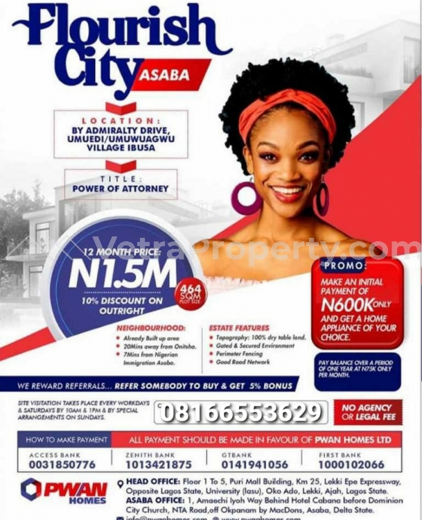  Flourish city Estate in Asaba  Land for Sale Asaba Delta Vetra  Property