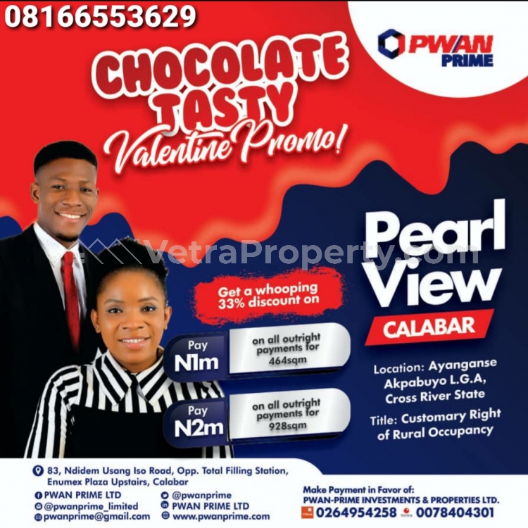  Pearl View Estate Asaba  Land for Sale Calabar Cross River Vetra  Property