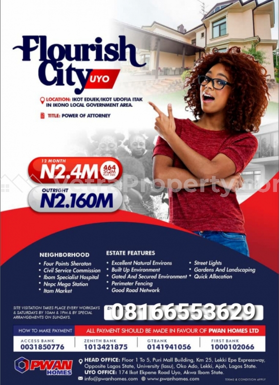  Flourish city Estate in Uyo  Land for Sale Uyo Akwa Ibom Vetra  Property