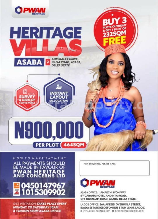  Heritage villa Estate in Asaba  Land for Sale Asaba Delta Vetra  Property