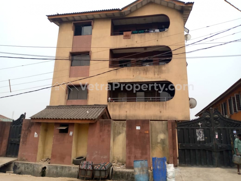  Block Of 8 Flats Of 3 Bedroom Each  House for Sale Shomolu Lagos Vetra  Property