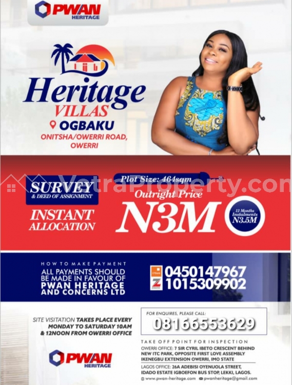  Heritage villa Estate in Owerri great value  Land for Sale Owerri Imo Vetra  Property