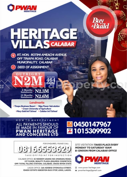 Heritage villa Estate in Calabar  Land for Sale Calabar Cross River Vetra  Property