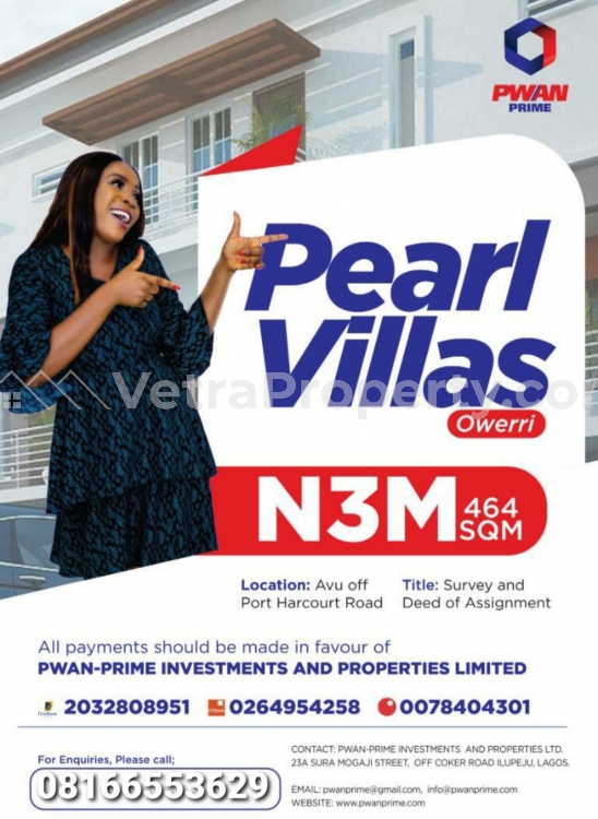  Pearl villa Estate in Owerri  Land for Sale Owerri Imo Vetra  Property