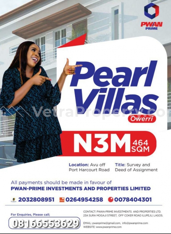  Pearl villa Estate in Owerri  Land for Sale Owerri Imo Vetra  Property