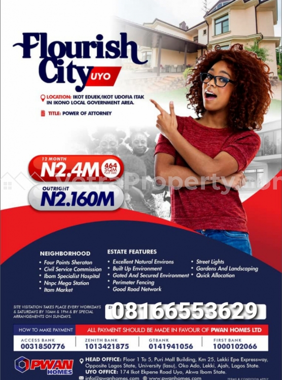  Flourish city Estate in Uyo  Land for Sale Uyo Akwa Ibom Vetra  Property