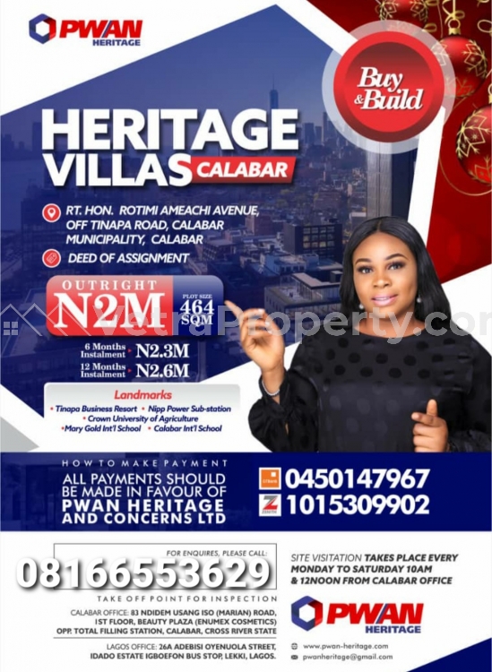  Heritage villa Estate in Calabar  Land for Sale Calabar Cross River Vetra  Property