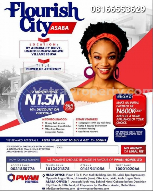  Flourish city Estate in Asaba Big investment  Land for Sale Asaba Delta Vetra  Property