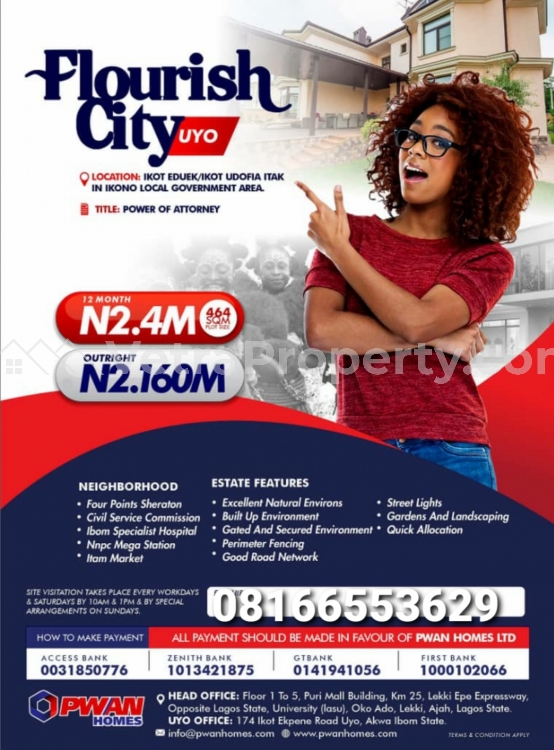  Flourish city Estate in Uyo wonderful ?? property  Land for Sale Uyo Akwa Ibom Vetra  Property