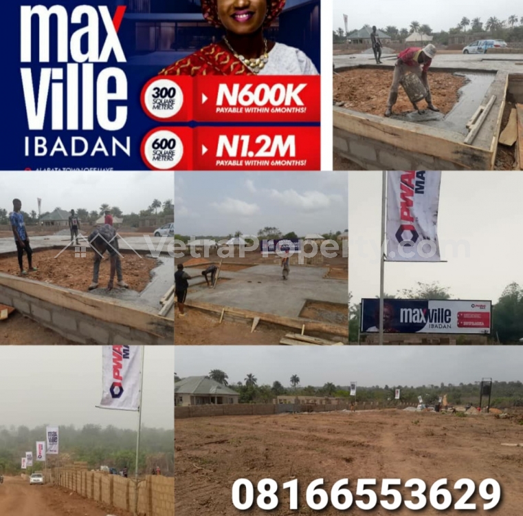  Max Ville Estate in Ibadan, Wonderful Estate  Land for Sale Ibadan Oyo Vetra  Property